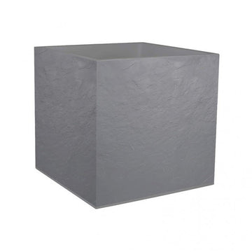 EDA Plantenbak Vulcania stone effect grijs 49,5 x 49,5 x 49,5 cm 57 liter