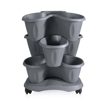 Plantenbak Module Trifoglio Grijs 40 x 40 x 51 cm 3 laags