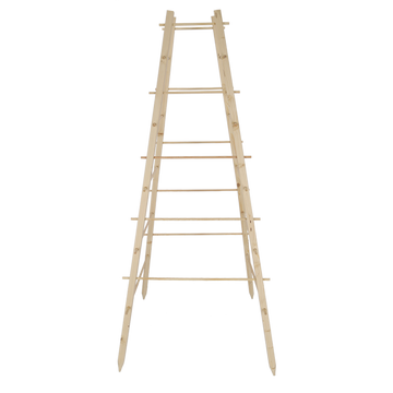 Esschert Design Houten pyramide plantensteun L 65,5 x D 65,5 x H 143,5
