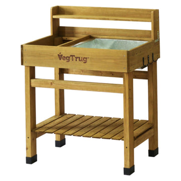 VegTrug - Oppottafel DeLuxe – 100% FSC® Hout – Ergonomische Tuin Oppottafel met Opbergruimte