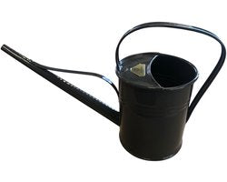 Dutchlander Metalen Gieter 1,5 Liter – Thermisch Verzinkt – Ombergrijs – Engelse Stijl