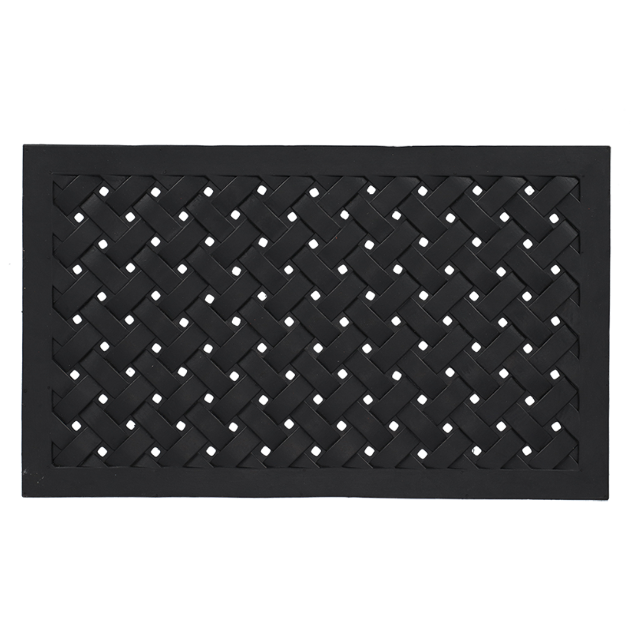 Dutchlander Deurmat 45,5 X 76 Cm Rubber/polyester Grijs