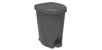 Power Tower Stepy bin anti slip pedaalemmer 70 ltr voor zak 100 ltr antraciet