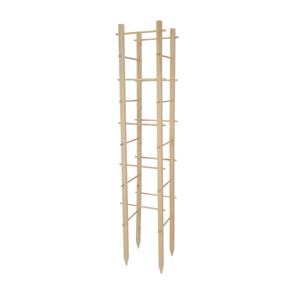Esschert Design Houten toren plantensteun 30 x 30 x 150 cm