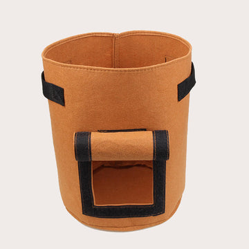 Dutchlander Aardappelkweekzak voorzien van luikje 56 liter Terracotta
