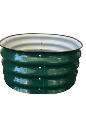 Dutchlander Metalen verhoogde kweekbak 60 cm x 28 cm donkergroen