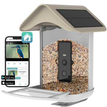 Vogelvoederhuisje - 2K HD Camera - AI Vogelherkenning - Dubbel Zonnepaneel