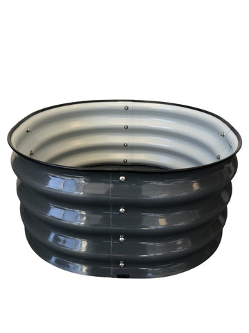 Dutchlander Metalen verhoogde kweekbak 60 cm x 28 cm grijs