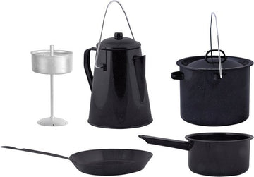 Esschert Design Kampvuur Kookset Pannenset - 4 delig - outdoor - metaal