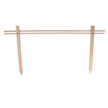 Esschert Design houten plantensteun hek voor balkon of tuin