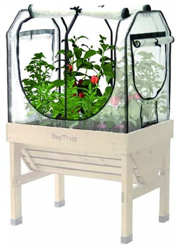 VegTrug® Broeikasopzet met Multifunctionele Afdekhoes – voor VegTrug Klassiek