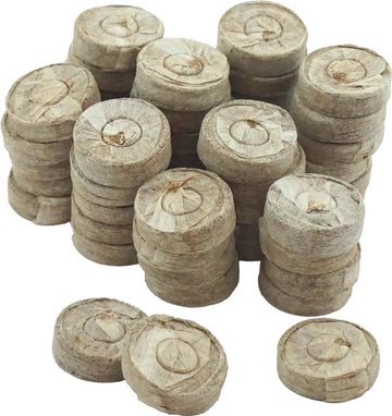 Meister kokos zweltabletten – kweektabletten – 50 stuks – Ø 3,5 cm – turfvrij kokosvezel zaaimedium