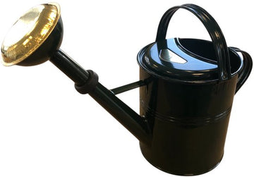 Dutchlander Metalen Gieter 5 Liter – Thermisch Verzinkt – Messing Broes – Dennengroen – Engelse Stijl