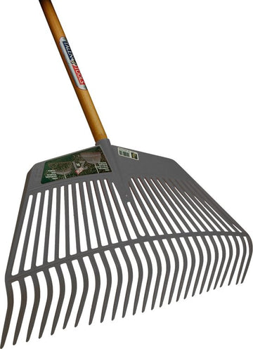 Talen Tools 2 in 1 bladhark en bladvork zonder steel 60 cm met 26 kunststof tanden