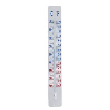 Esschert Design thermometer op wandplaat 90 cm TH9