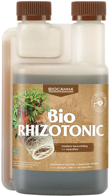 BIOCANNA Bio RHIZOTONIC 250 ml - 100% natuurlijke wortelstimulator voor stekken en (over)planten