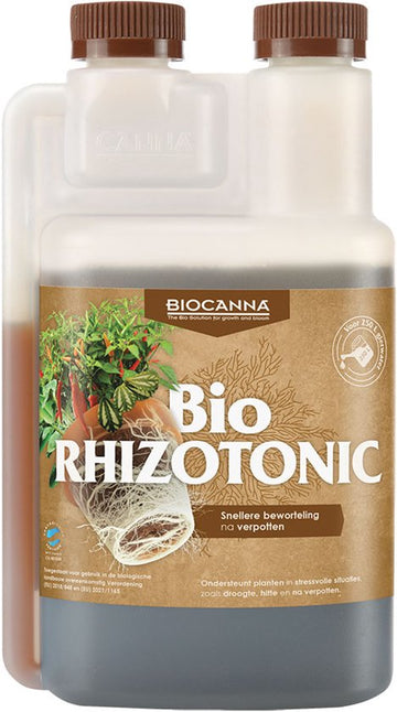 BIOCANNA Bio Rhizotonic 1 L wortelstimulator voor groenten, kruiden, fruit en kamerplanten