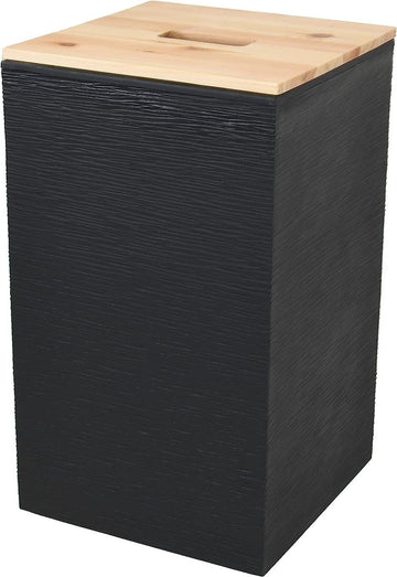 EDA - Jura Montania STONE 36 L pelletbox - voor 20 kg pellets - zwart 29,5 x 29,5 x 50,6 cm