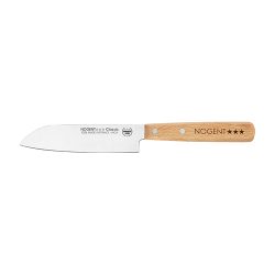 Nogent Iconic mini santokumes 11 cm - roestvrij staal - kersenhouten handvat