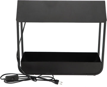 Planten groei lamp kweekkas zwart - Mini kweekkas - led groeilamp - auto-timer - modern