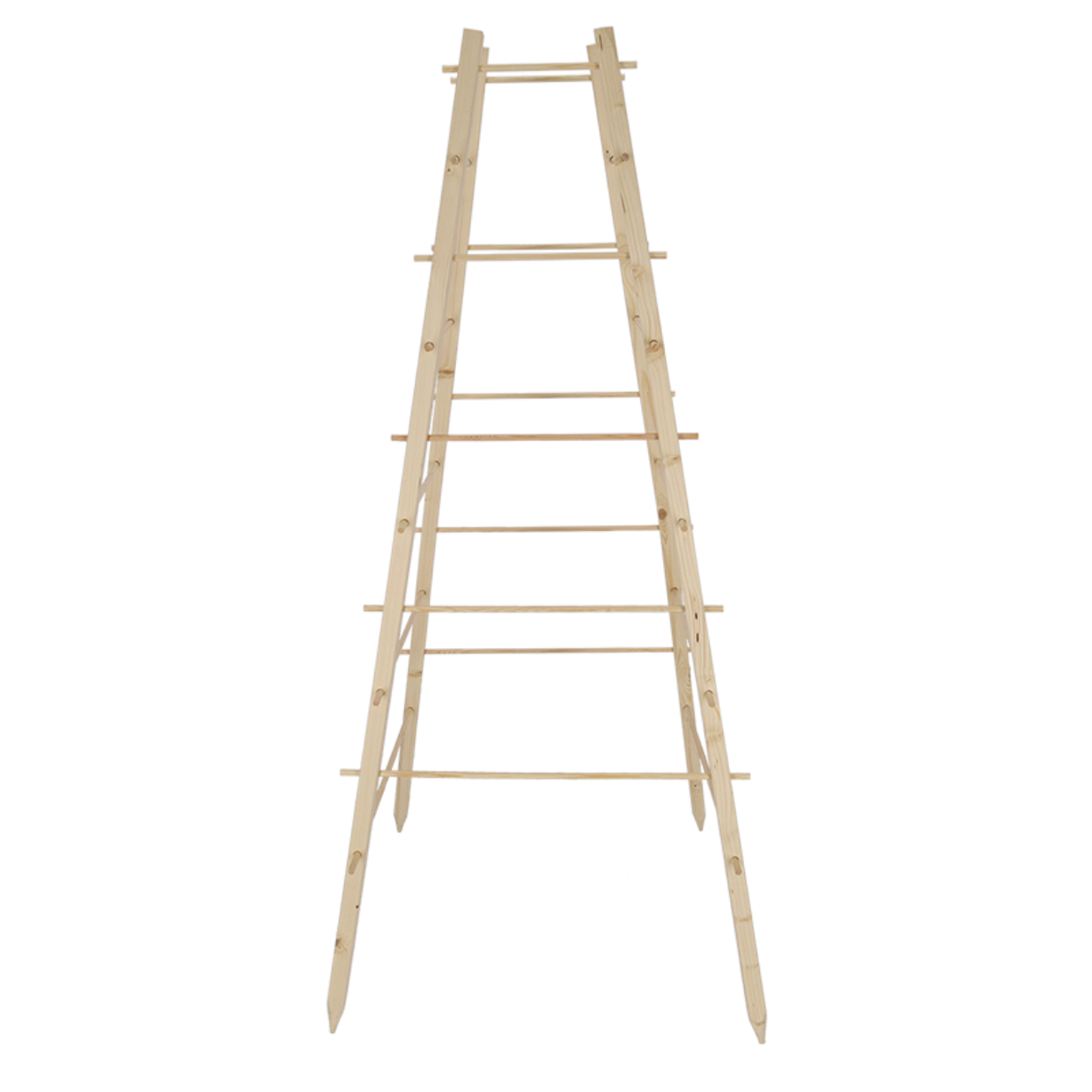 Esschert Design Houten pyramide plantensteun L 65,5 x D 65,5 x H 143,5