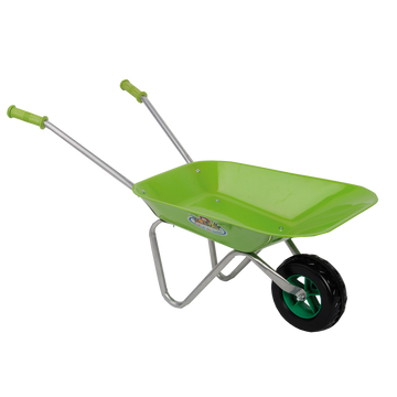 Kinderkruiwagen Groen – Metalen Bak – 6,5 L – vanaf 3 jaar