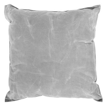 Esschert Design - Waxed canvas outdoor buitenkussen - 47,5X47,5cm - Grijs