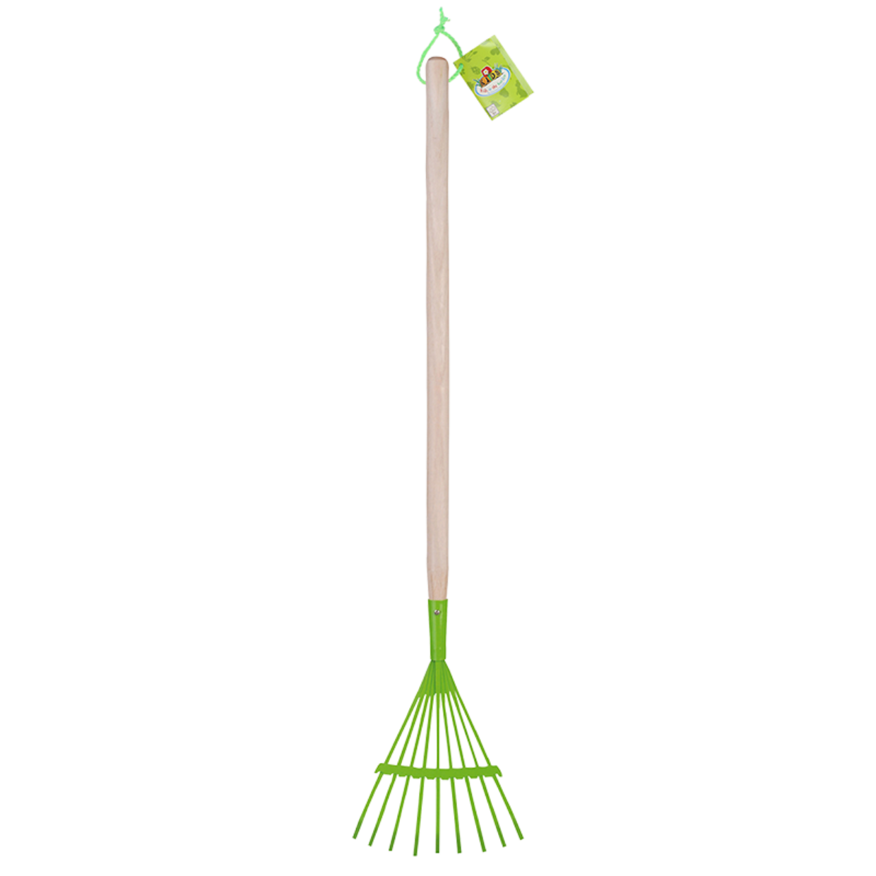 Kinderbladhark groen metalen blad