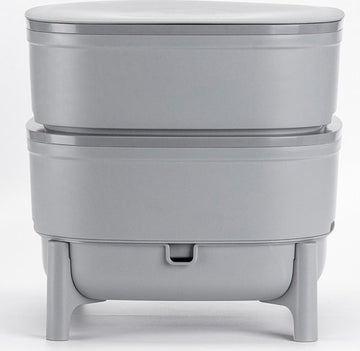 Wormenhotel 30L - 100% Gerecycled kunststof - Wormenbak - Wormentoren - Compostbak