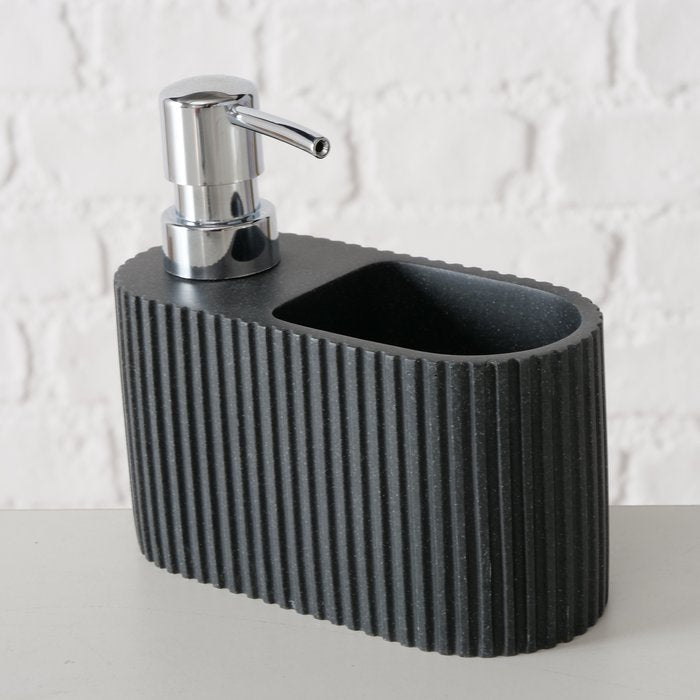 Boltze -zeepdispenser - Jiro -100 ml - met bakje en spons