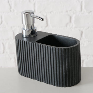 Boltze -zeepdispenser - Jiro -100 ml - met bakje en spons