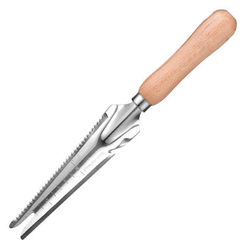 Dutchlander Pootsteker– RVS met Houten Handvat